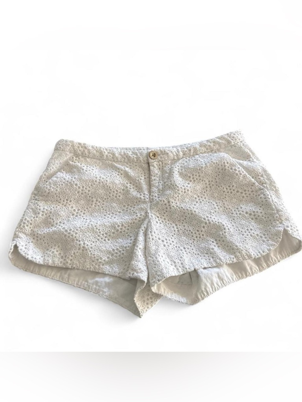 Lilly Pulitzer White Eyelet Shorts